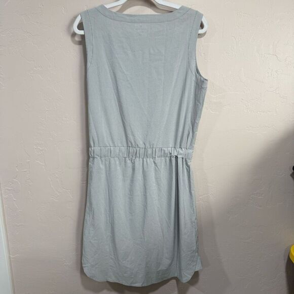 Athleta stripped Gray/white Dress - Picture 5 of 7
